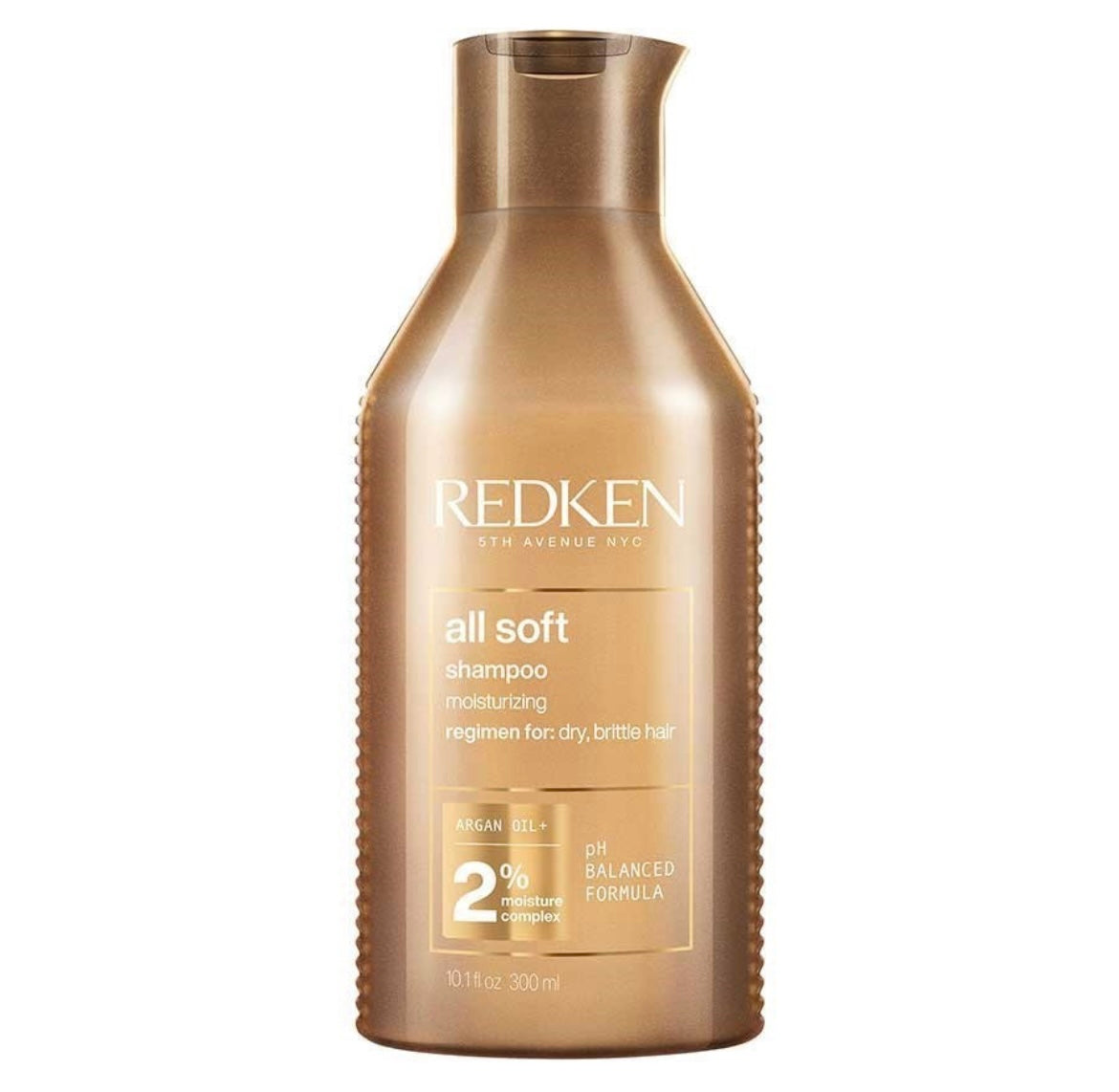 Redken All Soft Shampoo 300ml and Conditioner 300ml Hydrating Bundle to add Softness & Shine for Dry Hair